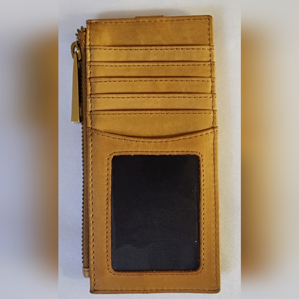 Margot New York Leather Card Case Wallet 12 Card Slot - Picture 3 of 13
